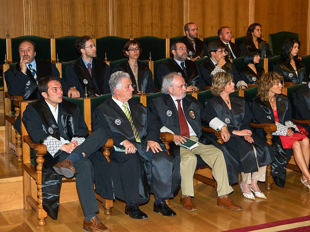 Imposición de medallas aos novos membros da Irmandade Xurídica Galega 2009